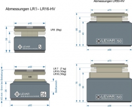 Levar Resonance Magnetic Absorber 4er-Set