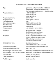Musical Fidelity - NU-VISTA PAM Monoendverstärker incl. externem Netzteil