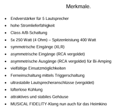 Musical Fidelity - BPC5 5-Ampère-Trenn-Transformator