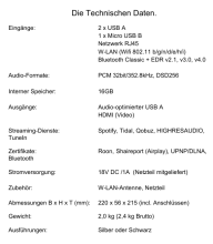 Musical Fidelity - MX-STREAM Streaming Musik-System